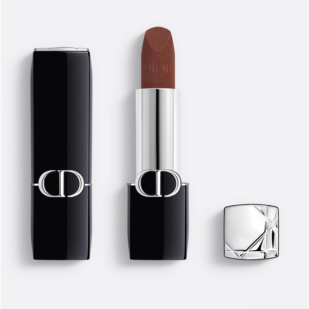 Dior Rouge Lipstick long wear 400 BNIB refillable case